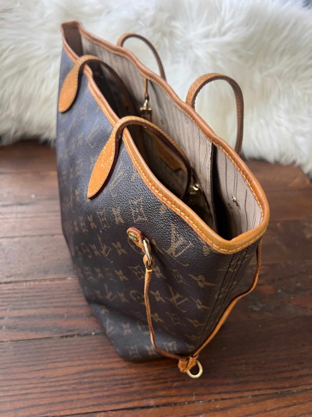 Louis Vuitton Monogram neverfull mm made in Spain - Picture 3 of 13